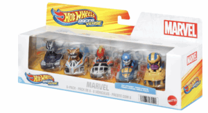 Hot Wheels Marvel HPN40 – 5 Niezwykłych Aut do Ekstremalnych Wyścigów