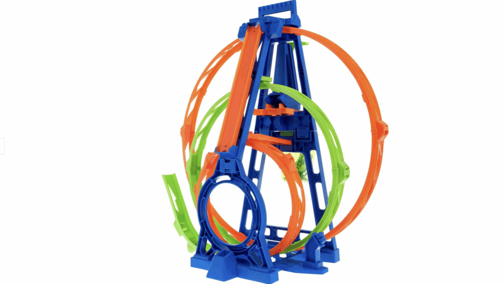 Hot Wheels Trzy Pętle Ekstremalnej Prędkości – Tor z Samochodzikiem - obrazek 7