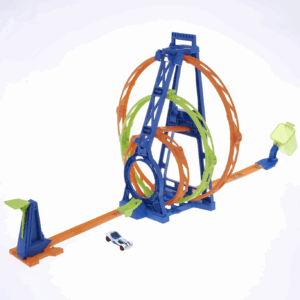 Hot Wheels Trzy Pętle Ekstremalnej Prędkości – Tor z Samochodzikiem