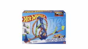 Hot Wheels Trzy Pętle Ekstremalnej Prędkości – Tor z Samochodzikiem