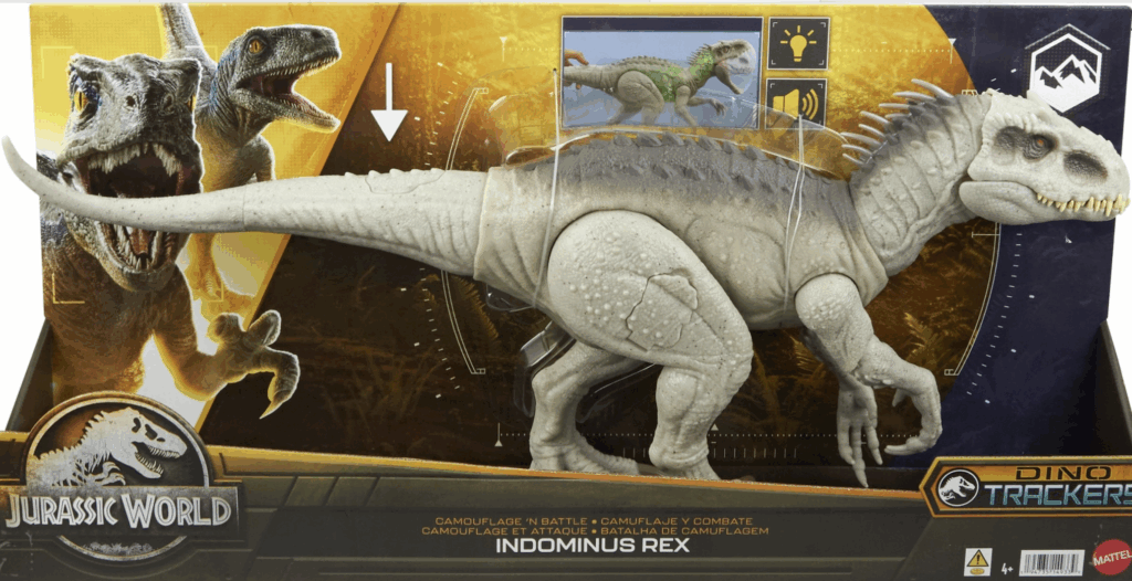 Jurassic World Indominus Rex – Groźny Atak! Figurka z Ruchomymi Elementami - obrazek 10