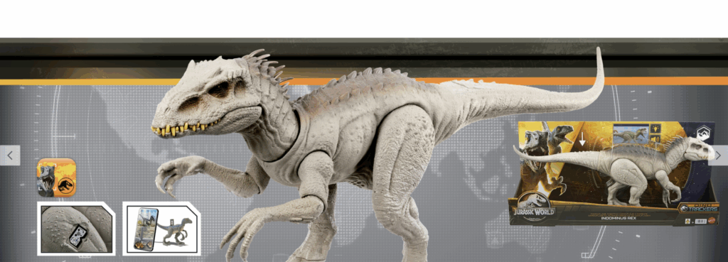 Jurassic World Indominus Rex – Groźny Atak! Figurka z Ruchomymi Elementami - obrazek 5