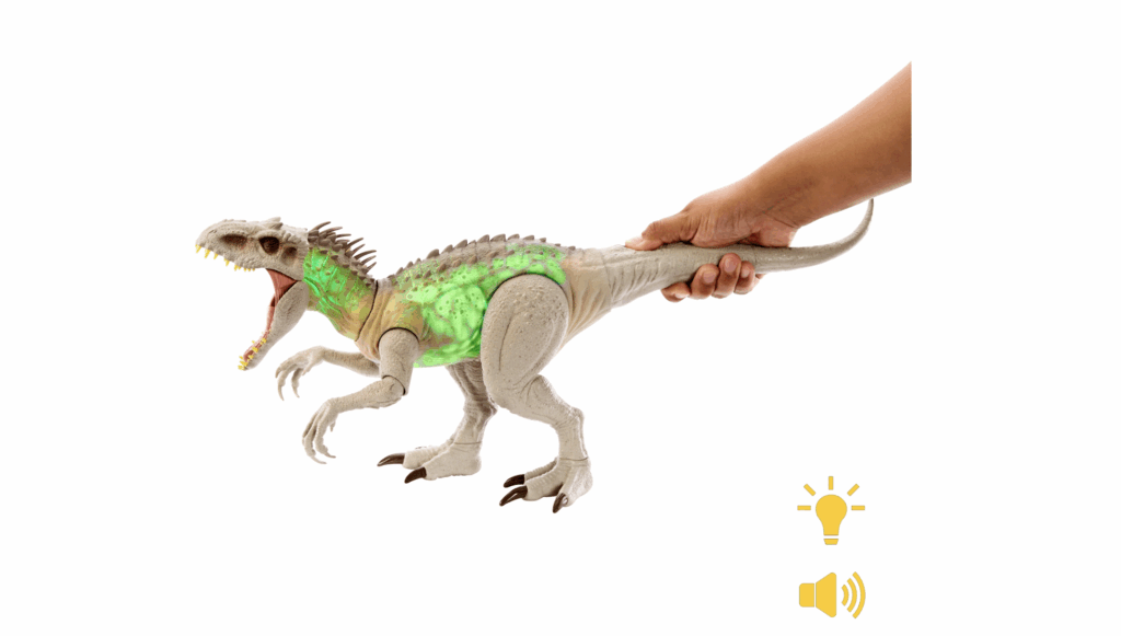 Jurassic World Indominus Rex – Groźny Atak! Figurka z Ruchomymi Elementami - obrazek 4