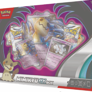 Mimikyu ex Box – Zestaw Kart Pokémon TCG z Kartą Promo i Boosterami