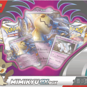 Mimikyu ex Box – Zestaw Kart Pokémon TCG z Kartą Promo i Boosterami